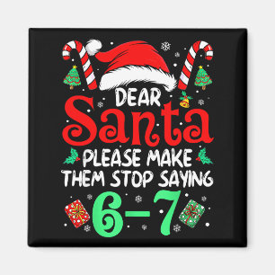 Lieber Weihnachtsmann Lass Sie Aufhören 67 Weihnac Magnet