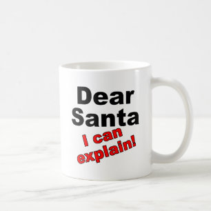 Lieber Weihnachtsmann Lustiger Becher Kaffeetasse