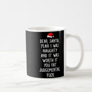 Lieber Weihnachtsmann Lustiges Ungeeignetes Weihna Kaffeetasse