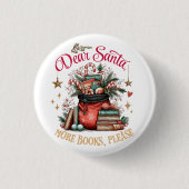 Lieber Weihnachtsmann, Mehr Bücher Bitte Button (Vorderseite)
