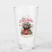 Lieber Weihnachtsmann, Mehr Bücher Bitte  Glas (Rückseite)