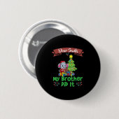 Lieber Weihnachtsmann, mein Bruder hat es getan, G Button (Vorne & Hinten)