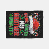 Lieber Weihnachtsmann, mein Bruder hat es lustige Fleecedecke (Vorderseite (Horizontal))