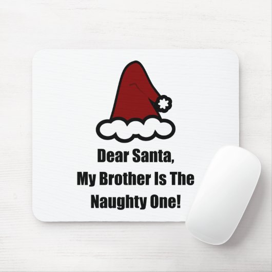 Lieber Weihnachtsmann, mein Bruder ist der schmutz Mousepad (Mit Mouse)