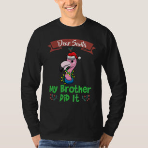 Lieber Weihnachtsmann, mein Bruder war's, Geschwis T-Shirt