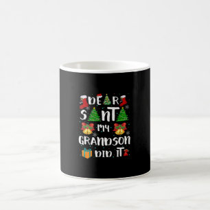 Lieber Weihnachtsmann, mein Enkel hat Weihnachten Kaffeetasse