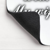 Lieber Weihnachtsmann, meine Ehefrau hat es getan Mousepad (Ecke)