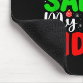 Lieber Weihnachtsmann, meine Schwester hat es geta Mousepad (Ecke)