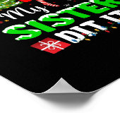 Lieber Weihnachtsmann, meine Schwester hat es lust Poster (Ecke)