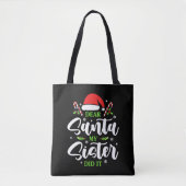 Lieber Weihnachtsmann, meine Schwester hat es lust Tasche (Vorderseite)