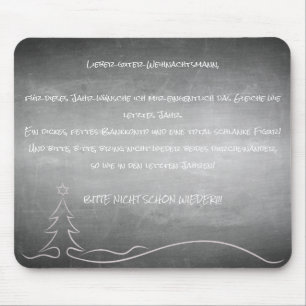 Lieber Weihnachtsmann Mousepad