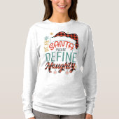 Lieber Weihnachtsmann, naughty definieren T-Shirt (Vorderseite)