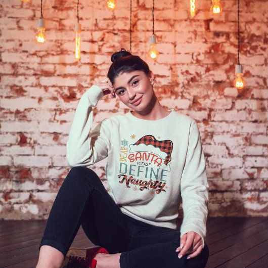 Lieber Weihnachtsmann, naughty definieren T-Shirt