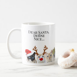 Lieber Weihnachtsmann, Nizza definieren ... Niedli Kaffeetasse