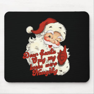 Lieber Weihnachtsmann, nur meine Bücher waren unar Mousepad