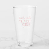 Lieber Weihnachtsmann Personalisierter Text Weihna Glas (Rückseite)