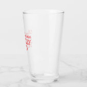 Lieber Weihnachtsmann Personalisierter Text Weihna Glas (Links)