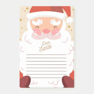 Lieber Weihnachtsmann Post-it Klebezettel