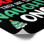 Lieber Weihnachtsmann, schmuddelige Leute, die heu Poster (Ecke)