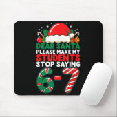 Lieber Weihnachtsmann Schüler 6-7 67 Sechs Sieben  Mousepad (Mit Mouse)