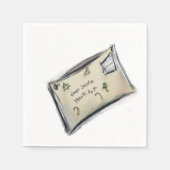 Lieber Weihnachtsmann Serviette (Vorderseite)