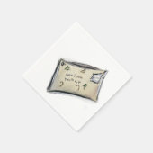 Lieber Weihnachtsmann Serviette (Ecke)