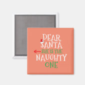 Lieber Weihnachtsmann, sie ist das unheimlich pass Magnet (Vorderseite/Rückseite)