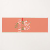 Lieber Weihnachtsmann, sie ist das unheimlich pass Yogamatte (Vorderseite (Horizontal))