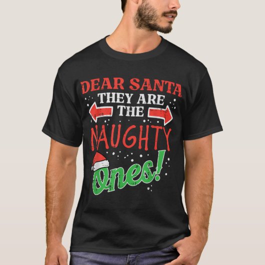 Lieber Weihnachtsmann sie scheußlich Weihnachtsmän T-Shirt (Vorderseite)