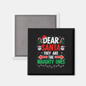 Lieber Weihnachtsmann sie schmutzig Weihnachten We Magnet (Vorderseite/Rückseite)