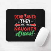 Lieber Weihnachtsmann sie schmutzig Weihnachten We Mousepad (Mit Mouse)
