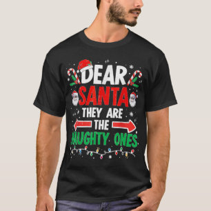 Lieber Weihnachtsmann sie schmutzig Weihnachten We T-Shirt