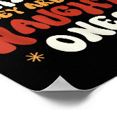 Lieber Weihnachtsmann, sie sind das lustige Zitat Poster (Ecke)