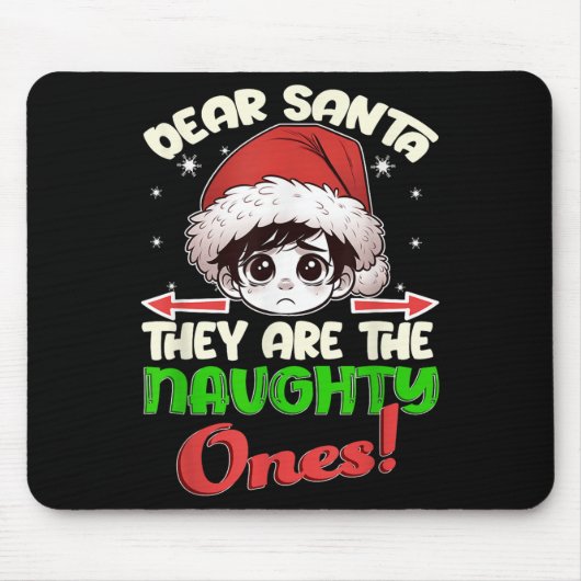 Lieber Weihnachtsmann sie sind das schmucke Shirt Mousepad (Vorne)
