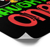 Lieber Weihnachtsmann sie sind das schmucke Shirt Poster (Ecke)