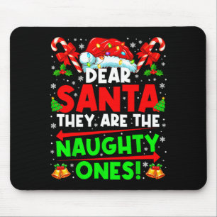 Lieber Weihnachtsmann Sie sind der Böse Weihnachte Mousepad