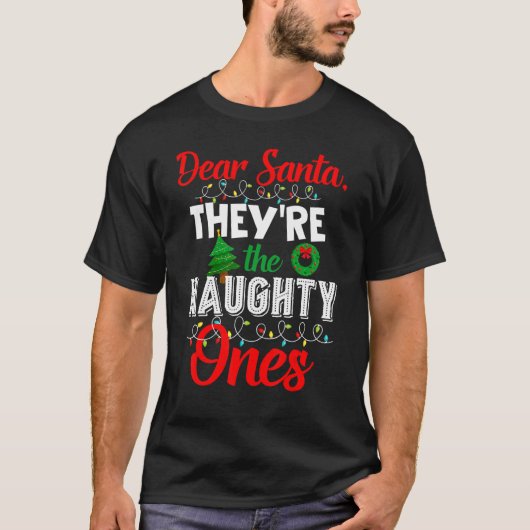 Lieber Weihnachtsmann, sie sind der Schönste T-Shirt (Vorderseite)
