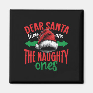 Lieber Weihnachtsmann, sie sind die scheußlichen, Magnet