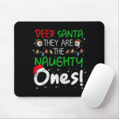 Lieber Weihnachtsmann Sie sind die unartigen Funny Mousepad (Mit Mouse)