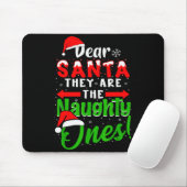 Lieber Weihnachtsmann Sie sind die unartigen Mousepad (Mit Mouse)