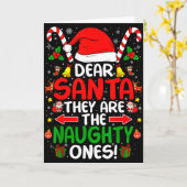 Lieber Weihnachtsmann Sie Sind Die Ungezogenen Lus Karte (Gelbe Blume)