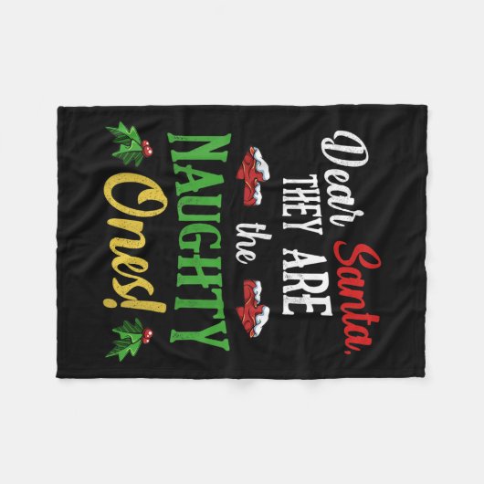 Lieber Weihnachtsmann, sie sind scheußlich wie ein Fleecedecke (Vorderseite (Horizontal))