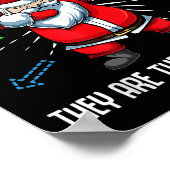 Lieber Weihnachtsmann, sie sind scheußlich wie ein Poster (Ecke)