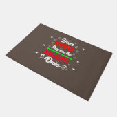 Lieber Weihnachtsmann, sie sind scheußliche Weihna Fußmatte (Schrägansicht)