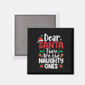 Lieber Weihnachtsmann, sie sind schmutzig, Weihnac Magnet (Vorderseite/Rückseite)