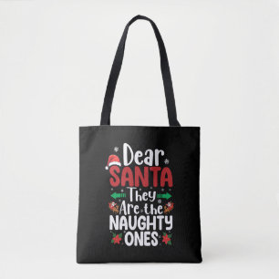 Lieber Weihnachtsmann Sie Sind Ungezogene Weihnach Tasche