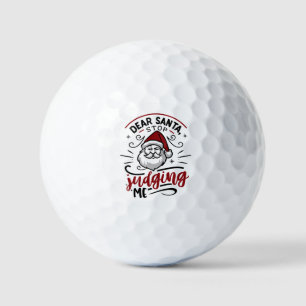 Lieber Weihnachtsmann soll mir zu Weihnachten urte Golfball