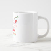 Lieber Weihnachtsmann, Verlass bitte Bargeld Jumbo-Tasse (Rechts)
