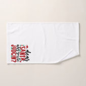 Lieber Weihnachtsmann, warum du urteilst | Spaß We Badhandtuch Set (Handtuch)