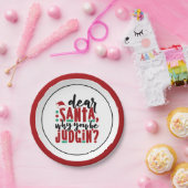 Lieber Weihnachtsmann, warum du urteilst | Spaß We Pappteller (Party)